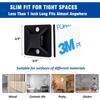 50 Set Cable Zip Tie Self Adhesive Mounts Kit with 6" Zip Ties, 3/4" Wire Holders Squares, Screws - Sticky Wire Fasteners Cable Clips Management Anchors Organizer view 3