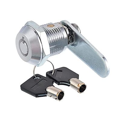door safety lockCam Lock Cam Lock Cylinder locker lock Door Cabinet Mailbox Padlock Cam Drawer Cupboard Box Lock With 2 Keys For Furniture Hardware (Color : M18-20) (Color : M1820) ( Color : M1820 )