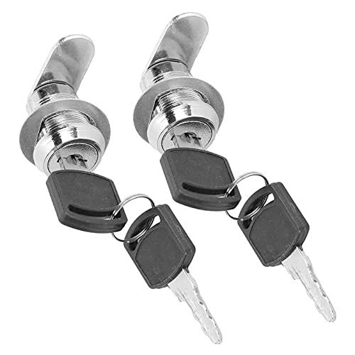 DubMag Door Safety LockCam Lock Cam Lock Cylinder Cam Locks Anti?Corrosion Secure Hardware with 4 Keys for Tool Box Drawer Stainless Steel