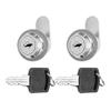 DubMag Door Safety LockCam Lock Cam Lock Cylinder Cam Locks Anti?Corrosion Secure Hardware with 4 Keys for Tool Box Drawer Stainless Steel view 2