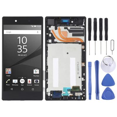 Daguys LCD Screen for Sony Z5 Premium E6853 Digitizer Full Assembly with Frame(Black)
