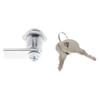 DubMag Door Safety LockCam LockCam Lock Disc Tumbler Cam Lock with Cylinder and Chrome FinishKeyed Alike view 4
