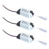 TECKEEN 3Pcs LED Power Supply, 18-24W Waterproof IP67 Volt DC Transformer for LED Strip Lights CCTV Camera view 1