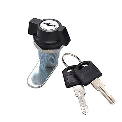 door safety lockCam Lock Cam Lock 2PCS Door Mailbox Drawer Cupboard Locker Cam Lock T Plastic handle Cabinet Security Furniture Locks With Keys Hardware (Color : SK1-0815-1 BIG) ( Color : Sk108152 S