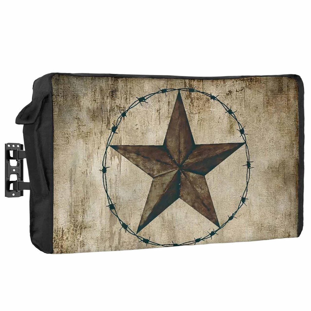 Rocking Giraffe Outdoor TV Cover Waterproof Weatherproof for 70 to 75 Inch Flat Screen TV Protector Shield 68"W x 42"H x 4.5"D
