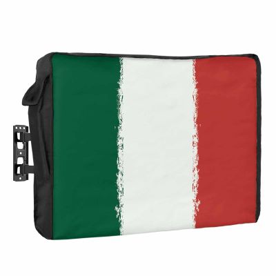 Outdoor TV Cover Mexican Flag Waterproof Weatherproof TV Covers for 60 to 65 Inch Outside Flat Screen TV Protector Shield 58"W x 37"H x 4.5"D