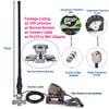 SIGNALPLUS 2m 70cm GMRS Mobile Antenna for Vehicle, VHF UHF Car Ham Radio Antenna with Spring Base, Car Bonnet Bracket, PL259, Compatible with Amateur Mobile Radio, Ham Radio, GMRS Two Way Radio view 2