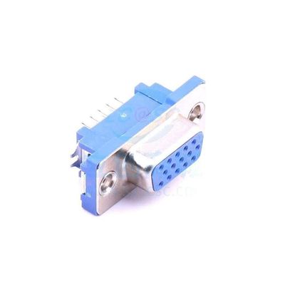 2 Pcs D-SUB Vertical 10.5H Halogen Free and Screw Free 8.5 Wide Back Cover D-Sub/DVI/HDMI Connector Plug-in D-Sub DSB46C-15LS1YN37HF