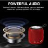Bluetooth Speaker: Powerful Stereo Sound, IPX7 Waterproof, True Wireless Stereo Pairing, Portable Design, Bluetooth V5.2 - Perfect for Lenovo Pad Pro 2022, Beach, Outdoor, Home, Parties, Scooter - Red view 2