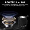 Bluetooth Speaker: Powerful Stereo Sound, IPX7 Waterproof, True Wireless Stereo Pairing, Portable Design, Latest Bluetooth V5.2 - Perfect for Amazon Fire HD 10 (2021), Beach, Home, Parties- Black view 2