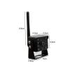 Mulcort WiFi Wireless Car Rear View Camera Truck Bus 12V~36V Automobile LED Reverse HD Night Vision Backup Camera, IP67 Waterproof Wireless Reversing Monitor view 2
