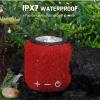 Bluetooth Speaker: Powerful Stereo Sound, IPX7 Waterproof, True Wireless Stereo Pairing, Portable Design, Latest Bluetooth V5.2 - Perfect for Samsung Galaxy A22, Beach, Outdoor, Home, Parties- Red view 3