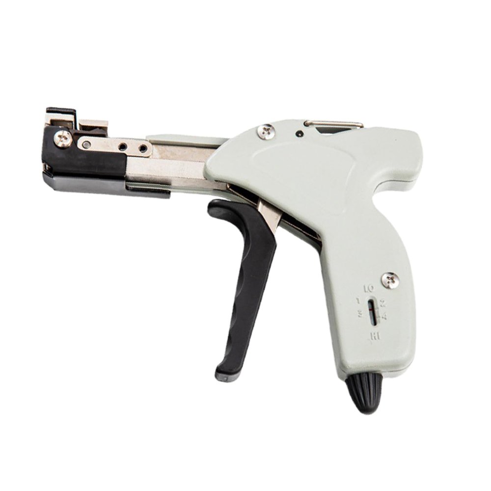 ALINREDBX Stainless Steel Cable Tie Gun Tool Automatic Automatic Tightening Cutting Ratchet Tie Clamp Tool