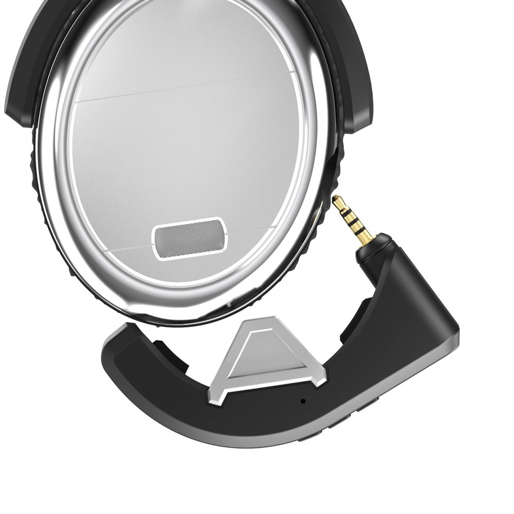 YOCOWOCO aptX Wireless Bluetooth 5.0 Adapter for Bose QC3 QuietComfort 3 with Mic/Volume Control, Black