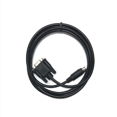 Communication Cable for FX-50DU-CAB0 PLC Touch Panel GOT-F900 F940 F930 F920 GT1050 Connecting to FX Series Communication Cable Black : 2m