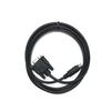 Communication Cable for FX-50DU-CAB0 PLC Touch Panel GOT-F900 F940 F930 F920 GT1050 Connecting to FX Series Communication Cable Black : 2m view 1