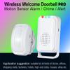 Motion Sensor Doorbell Entry Alert, Shop Store Office Business Home Security Welcome Buzzer Monitor Alarm, Wireless Door Chime with 2 Sensor & 1 Receiver view 3