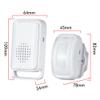 Motion Sensor Doorbell Entry Alert, Shop Store Office Business Home Security Welcome Buzzer Monitor Alarm, Wireless Door Chime with 2 Sensor & 1 Receiver view 4