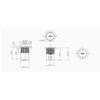 GXMRHWY USB C Jack to USB C Jack Round Panel Mount Coupler Adapter USB Connection 1PCS view 2