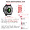 Abanen Silicone Air-holes Sport Watch Bands for Fenix 7S / Fenix 6S / Fenix 5S / Instinct 2S, 20mm Soft Silicone Wrist Strap with Fold-over Magnetic Closure for Garmin epix Pro 42mm (Starlight) view 3