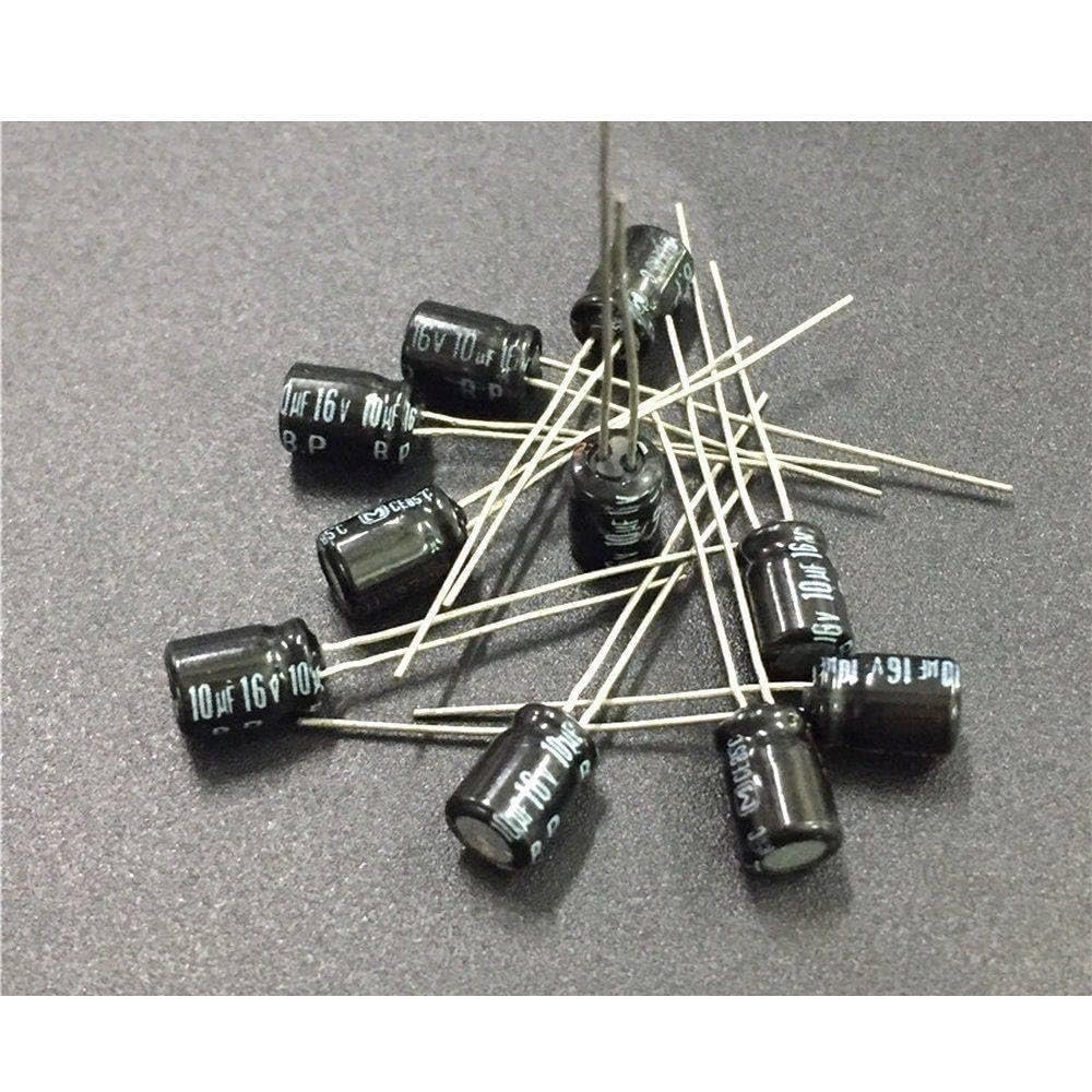 100pcs 10uF 16V BP 5x7mm 16V10uF Bipolar Audio Capacitor