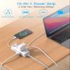 Power Strip Surge Protector - One Beat 6 Widely Outlets with 4 USB Ports(2 USB C), Flat Plug Extension Cord, Multi Plug Wall Outlet Extender, Small Power Strip for Home Office Travel College Dorm Room view 3
