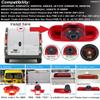 1280 * 720 Pixel Super HD Night Vision Brake Light Reversing Camera Replacement for Renault Trafic II III Diesel Petrol FWD FL EL JL JG FG/Primastar Diesel Petrol Chassis Bus FWD X83 CAIXA view 2