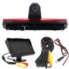 1280 * 720 Pixel Super HD Brake Light Camera with 4.3 Inch LCD Monitor, 170 Wide Angle Night Vision Reversing Camera Replacement for Ford Transit Connect 2014-2017 Van Business MPV Bus view 1