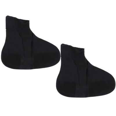 Cabilock 1pair Reusable Boot Cover High- Shoes Protector for Hiking Non-Slip Wear-Resistant Black Latex Fits