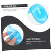 ULTECHNOVO 1pair Silicone Ear Protection Covers for Hair Dye Ear Shields for Salon Use Durable and Reusable Comfortable Fit Sky Blue Earmuffs for Home and Professional Hairdressing view 2