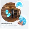 ULTECHNOVO 1pair Silicone Ear Protection Covers for Hair Dye Ear Shields for Salon Use Durable and Reusable Comfortable Fit Sky Blue Earmuffs for Home and Professional Hairdressing view 3
