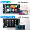 Carplay Android Auto Car DVD Radio Player,2 Din 6.2 Inch in-Dash Car Stereo HD Touch Screen AV Receiver,CD/AM/FM,Bluetooth,Mirror Link,AUX/USB/EQ,SWC,MP3,RDS Car Radio view 3