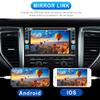 Carplay Android Auto Car DVD Radio Player,2 Din 6.2 Inch in-Dash Car Stereo HD Touch Screen AV Receiver,CD/AM/FM,Bluetooth,Mirror Link,AUX/USB/EQ,SWC,MP3,RDS Car Radio view 4