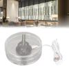Luqeeg 3D Hologram Fan, 48 LEDs Holographic Advertising Display with Memory Card, APP Remote Control Built in Speaker, Transparent Cover, Home Decoration, Compatible view 4