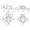 HAPPYMODEL Mobula8 Camera Mounting Bracket Compatible with DJI O3 Module Quadcopter Drone Frame view 2