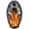 Tioneger Flame Outdoor Bluetooth Speaker, LED Table Lamp with Flame Light, Portable Wireless Waterproof LED Flickers Speaker with Handle, Gifts for Men (A1) view 1