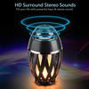 Tioneger Flame Outdoor Bluetooth Speaker, LED Table Lamp with Flame Light, Portable Wireless Waterproof LED Flickers Speaker with Handle, Gifts for Men (A1) view 4