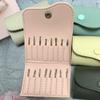 Beavorty 16holes Nail Drill Bits Holder Portable Nail Drill Bit Storage Organizer Bag Material Compact Design for and for Professionals and Enthusiasts view 2