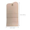 Beavorty 16holes Nail Drill Bits Holder Portable Nail Drill Bit Storage Organizer Bag Material Compact Design for and for Professionals and Enthusiasts view 4