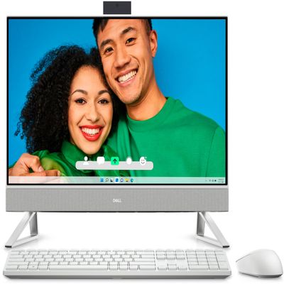 Dell Inspiron 7720 27" FHD Touchscreen All-in-One Desktop PC - 13th Gen Intel Core i7-1355U 10-Core up to 5.0 GHz, 32GB RAM, 512GB NVMe SSD, GeForce MX550, Wi-Fi 6E + Bluetooth, Windows 11 Home, White