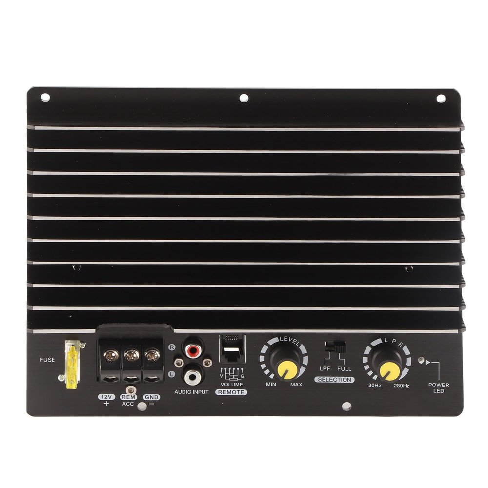 Gavigain 1000W Car Audio Amplifier Board, 12V, 2 Channel, KL 180, 4, Surface Mount, Aluminum Alloy, Part Number: Gavigain2bna693dqc