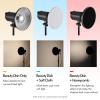 Andoer 30cm/11.8in Standard Reflector Beauty Dish Bowens Mount with White Diffuser Reflector Honeycomb Grid for Studio Portrait Photography Strobe Flash Light view 4