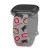 Affinity Bands Ohio State Buckeyes HD Watch Band Compatible with Fitbit Versa 3 & Sense 1 (Long Gray Random) view 1