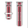 Affinity Bands Ohio State Buckeyes HD Watch Band Compatible with Fitbit Versa 3 & Sense 1 (Long Gray Stripes) view 4
