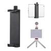 Andoer Smartphone Tripod Clamp 5.11""-9.64"", Adjustable Width with Cold Shoe Mount, 1/4"" Threaded Holes, Compatible with Tablet, Smartphone, Black view 1