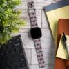 Affinity Bands Ohio State Buckeyes HD Watch Band Compatible with Fitbit Versa 3 & Sense 1 (Long Gray Repeating) view 3