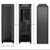 Dark Base 701 Midi Tower PC Case | Mesh Front | Airflow Optimized | 3 Pre-Installed Silent Wings 4 Fans | ARGB Lighting with Controller | Tempered Glass | PWM and ARGB Hub | Black | BGW58 view 2