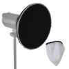 Bowens 15.35 Inch Beauty Plate Stand Standard Reflector Lamp Diffuser with 60 Honeycomb Grid and Center Reflector for Studio Strobe Flash view 1