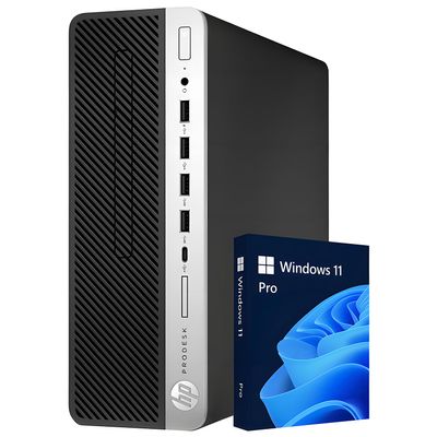 HP ProDesk 600 G4 Bussiness Desktop PC - Intel Core i5 8th Gen Processor Up to 4.10Ghz, 32GB DDR4 RAM 1TB SSD Storage, WiFi, DP to HDMI Adapter, Keyboard & Mouse, Windows 11 Pro 64 bit - (Renewed)