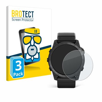 BROTECT Anti-Glare Glass Screen Protector Matte Compatible with Garmin Tactix 7 AMOLED (3 Pack) - Anti-Scratch 9H Protection Film